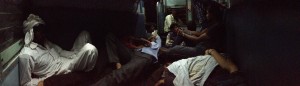 locals on top of each other on indian train